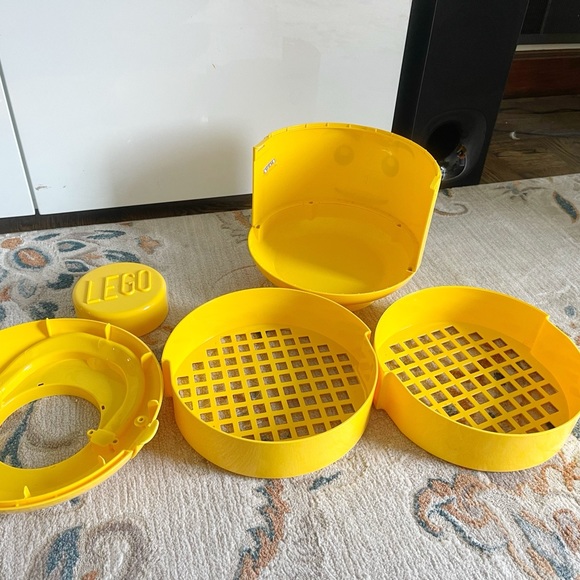 XL Lego Head Storage Container Sifter Sorter Sorting Two Trays With Handle - Picture 3 of 7